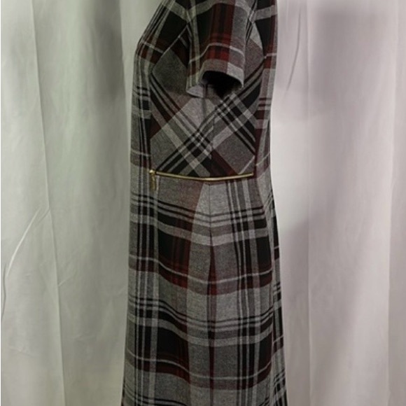 TAHARI Plaid Dress - Picture 2 of 13